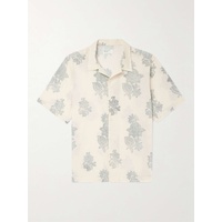 UNIVERSAL WORKS The 로아 Road Trip Convertible-Collar Printed Crinkled-Cotton Shirt 1647597308365319