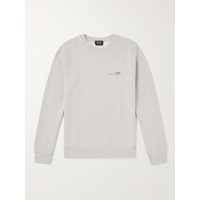 아페쎄 A.P.C. Item Logo-Print Cotton-Jersey Sweatshirt 1647597308377588