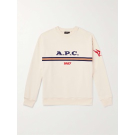 아페쎄 A.P.C. Adam Logo-Print Organic Cotton-Jersey Sweatshirt 1647597308377591