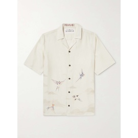 MANAAKI Mana Camp-Collar Printed Lyocell and Linen-Blend Shirt 1647597308632028