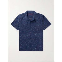 KARDO Convertible-Collar Embroidered Cotton Shirt 1647597308646766