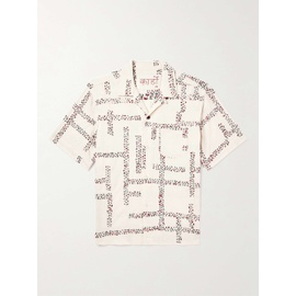 KARDO Convertible-Collar Embroidered Cotton Shirt 1647597308647574