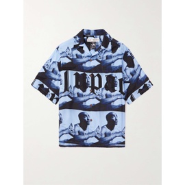와코마리아 WACKO MARIA + Tupac Camp-Collar Printed Satin Shirt 1647597308786399