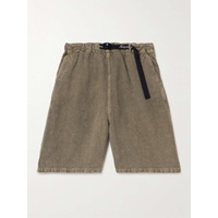 KAPITAL Easy Straight-Leg Belted Linen-Canvas Shorts 1647597309323305