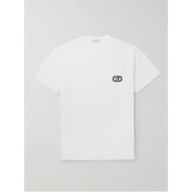 발렌티노 VALENTINO GARAVANI Logo-Appliqued Cotton-Jersey T-Shirt 1647597309914672