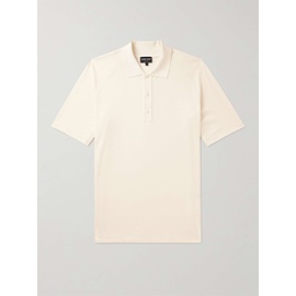 조르지오 아르마니 GIORGIO ARMANI Cotton and Cashmere-Blend Pique Polo Shirt 1647597310047662
