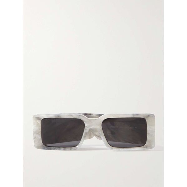  오프화이트 OFF-WHITE Milano Square-Frame Marbled Acetate Sunglasses 1647597310320808