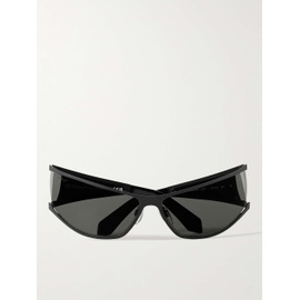 오프화이트 OFF-WHITE Luna Cat-Eye Acetate and Gunmetal-Tone Sunglasses 1647597310320820