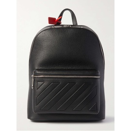 오프화이트 OFF-WHITE Binder Embossed Full-Grain Leather Backpack 1647597310324076