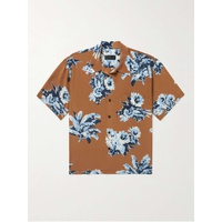 NILI LOTAN Chaplin Camp-Collar Floral-Print Silk Crepe de Chine Shirt 1647597310388376