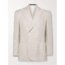 RICHARD JAMES Double-Breasted Linen-Twill Suit Jacket 1647597310402208
