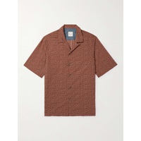 폴스미스 PAUL SMITH Convertible-Collar Printed Cotton-Poplin Shirt 1647597310668589