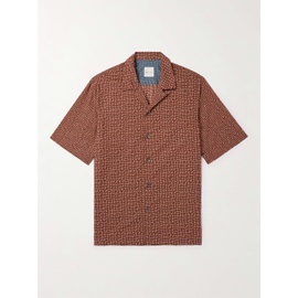 폴스미스 PAUL SMITH Convertible-Collar Printed Cotton-Poplin Shirt 1647597310668589