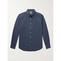 DE BONNE FACTURE Button-Down Collar Cotton-Flannel Overshirt 1647597311020644