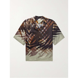 드리스 반 노튼 DRIES VAN NO텐씨 TEN Camp-Collar Printed Satin Shirt 1647597311101772