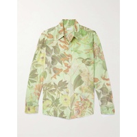 드리스 반 노튼 DRIES VAN NOTEN Slim-Fit Floral-Print Silk-Georgette Shirt 1647597311101802