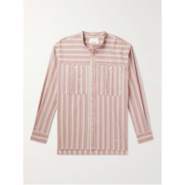 이자벨마랑 ISABEL MARANT Taylori Grandad-Collar Striped Cotton-Poplin Shirt 1647597311137835
