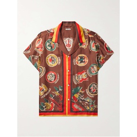 보디 BODE Camp-Collar Printed Silk Shirt 1647597311226841