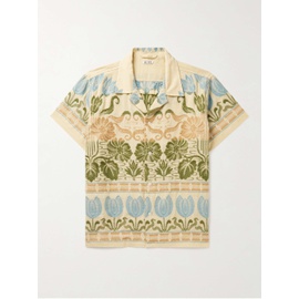 보디 BODE Camp-Collar Embroidered Cotton-Gauze Shirt 1647597311226852