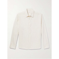 MR P. Pinstriped Cotton and Wool-Blend Shirt 1647597311252048