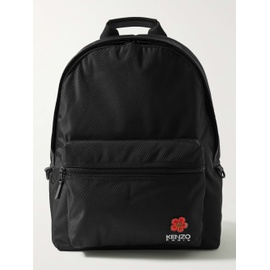 KENZO Crest Appliqued Logo-Embroidered Canvas Backpack 1647597313253434