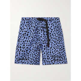 와코마리아 WACKO MARIA + 그라미치 Gramicci Straight-Leg Belted Leopard-Print Nylon Shorts 1647597313933971