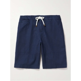 브루넬로 쿠치넬리 BRUNELLO CUCINELLI Straight-Leg Stretch-Cotton and Linen-Blend Bermuda Shorts 1647597313975532