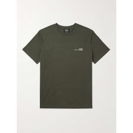 아페쎄 A.P.C. Item Logo-Print Cotton-Jersey T-Shirt 1647597314341352