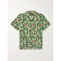 빔즈 플러스 BEAMS PLUS Camp-Collar Printed Cotton-Voile Shirt 1647597314416650