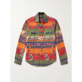 폴로 랄프 로렌 POLO RALPH LAUREN Brushed Cotton-Jacquard Shirt 1647597314525255