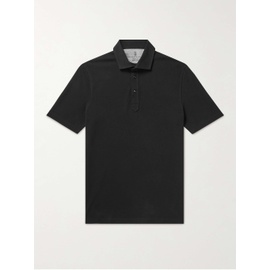 브루넬로 쿠치넬리 BRUNELLO CUCINELLI Cotton-Pique Polo Shirt 1647597314652237