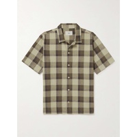 FOLK Gabe Checked Linen and Cotton-Blend Shirt 1647597314764700