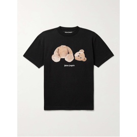 팜엔젤스 PALM ANGELS Logo-Print Cotton-Jersey T-Shirt 1647597314824530