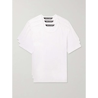 팜엔젤스 PALM ANGELS Three-Pack Slim-Fit Logo-Appliqued Cotton-Jersey T-Shirts 1647597314824534
