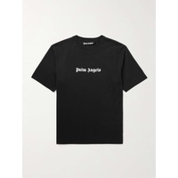 팜엔젤스 PALM ANGELS Logo-Print Cotton-Jersey T-Shirt 1647597314824588