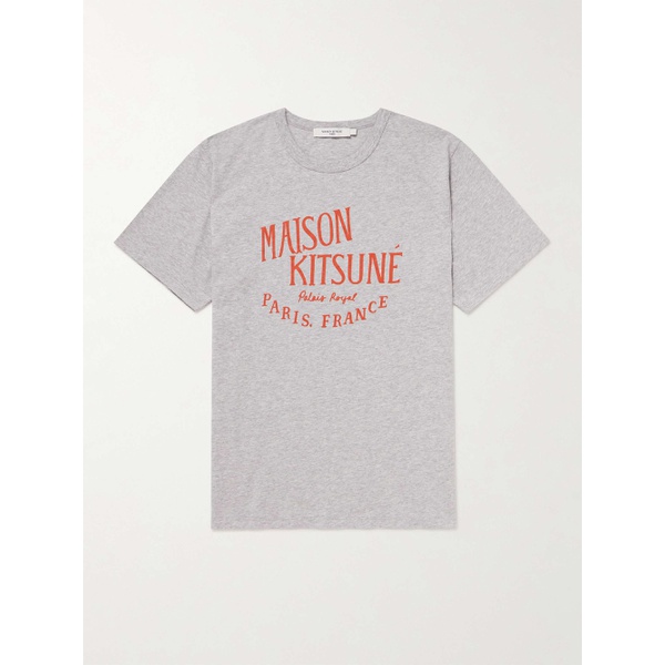 메종키츠네 MAISON KITSUNEE Logo-Print Cotton-Jersey T-Shirt 1647597314834130