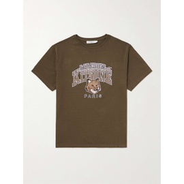 MAISON KITSUNEE Logo-Print Cotton-Jersey T-Shirt 1647597314834135