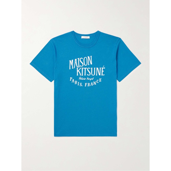 메종키츠네 MAISON KITSUNEE Logo-Print Cotton-Jersey T-Shirt 1647597314834156