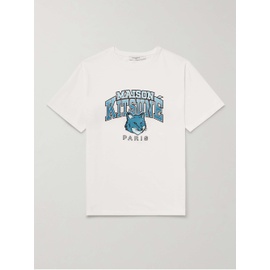 MAISON KITSUNEE Logo-Print Cotton-Jersey T-Shirt 1647597314834187