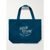 MAISON KITSUNEE Palais Royal Logo-Print Cotton-Canvas Tote Bag 1647597314834227
