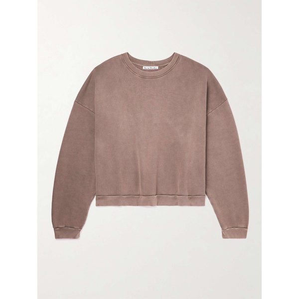 아크네스튜디오 아크네 스튜디오 ACNE STUDIOS Garment-Dyed Cotton-Jersey Sweatshirt 1647597314857272