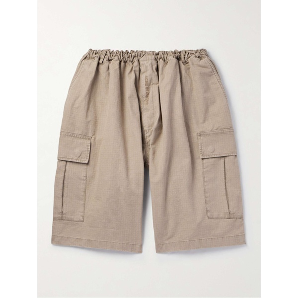아크네스튜디오 아크네 스튜디오 ACNE STUDIOS Rudento Wide-Leg Organic Cotton-Ripstop Cargo Shorts 1647597314882187