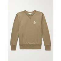 이자벨마랑 ISABEL MARANT Mike Logo-Flocked Cotton-Blend Jersey Sweatshirt 1647597314961189
