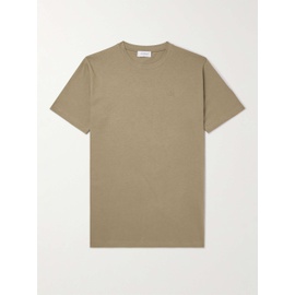 오프화이트 OFF-WHITE Logo-Embroidered Cotton-Jersey T-Shirt 1647597314995932