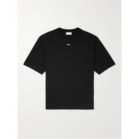 오프화이트 OFF-WHITE Logo-Print Cotton-Jersey T-Shirt 1647597314995943