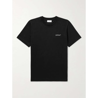 오프화이트 OFF-WHITE Slim-Fit Logo-Print Cotton-Jersey T-Shirt 1647597315003148