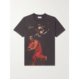 오프화이트 OFF-WHITE S. Matthews Printed Cotton-Jersey T-Shirt 1647597315003158