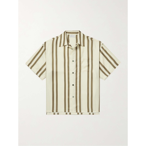  존 엘리어트 JOHN ELLIOTT Striped Silk-Twill Shirt 1647597315039623