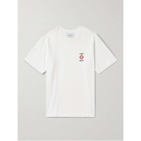 카사블랑카 CASABLANCA Casa Sport Logo-Print Organic Cotton-Jersey T-Shirt 1647597315091549