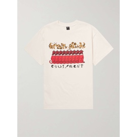 브레인 데드 BRAIN DEAD Equipment Devils Printed Cotton-Jersey T-Shirt 1647597315295041